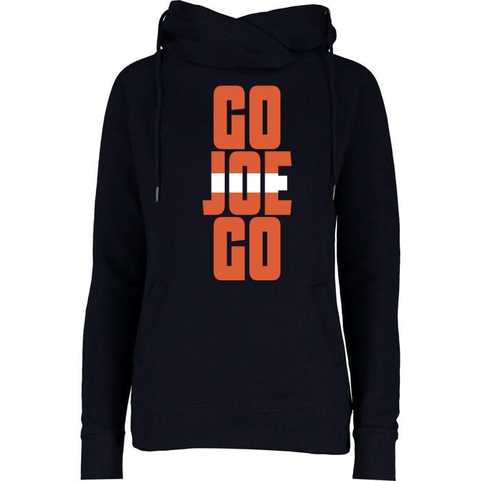 Cleveland Sundays Go Joe Go Womens Funnel Neck Pullover Hood