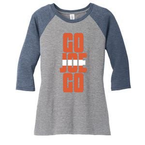 Cleveland Sundays Go Joe Go Women's Tri-Blend 3/4-Sleeve Raglan Shirt