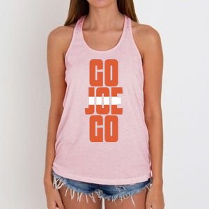 Cleveland Sundays Go Joe Go Women's Knotted Racerback Tank