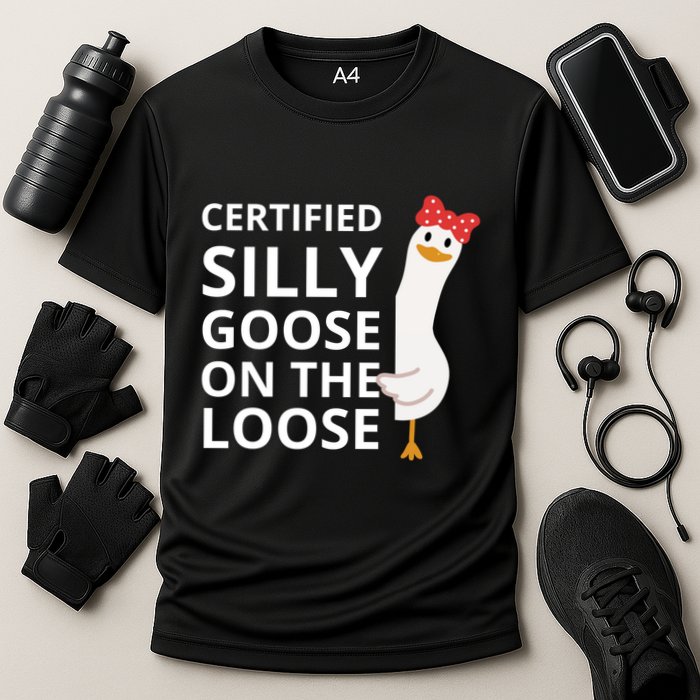 Certified Silly Goose On The Loose Cooling Performance Crew T-Shirt