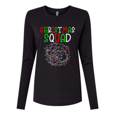 Christmas Squad Graphic - Christmas Crew Womens Cotton Relaxed Long Sleeve T-Shirt