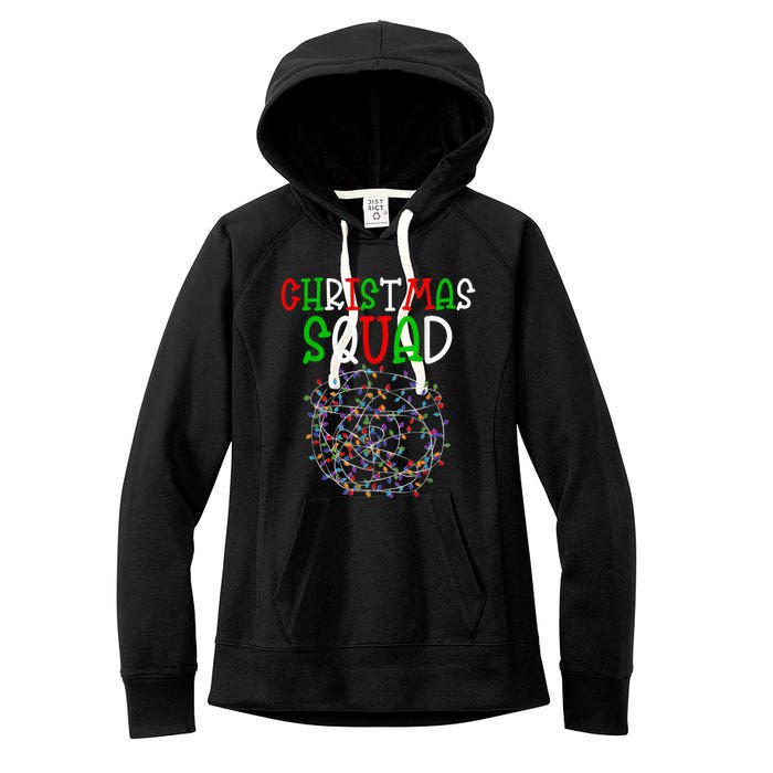 Christmas Squad Graphic - Christmas Crew Women's Fleece Hoodie