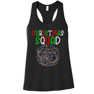 Christmas Squad Graphic - Christmas Crew Women's Racerback Tank