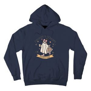 Caffe & Screams Ghouls Fuel Cute Halloween Tall Hoodie