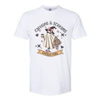 Caffe & Screams Ghouls Fuel Cute Halloween Softstyle CVC T-Shirt