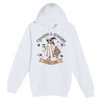 Caffe & Screams Ghouls Fuel Cute Halloween Premium Pullover Hoodie