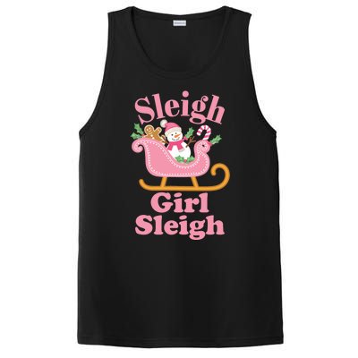 Christmas Sleigh Girl Sleigh Matching Family Xmas PosiCharge Competitor Tank