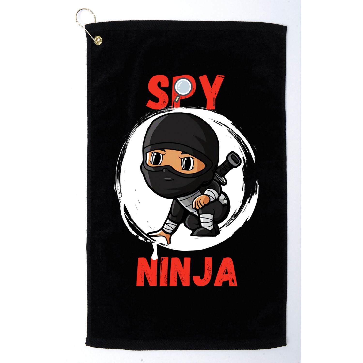 Cool Spy Gaming Ninjas Gamer Boy Girl Kids Spy Ninja Gift Golf Towel