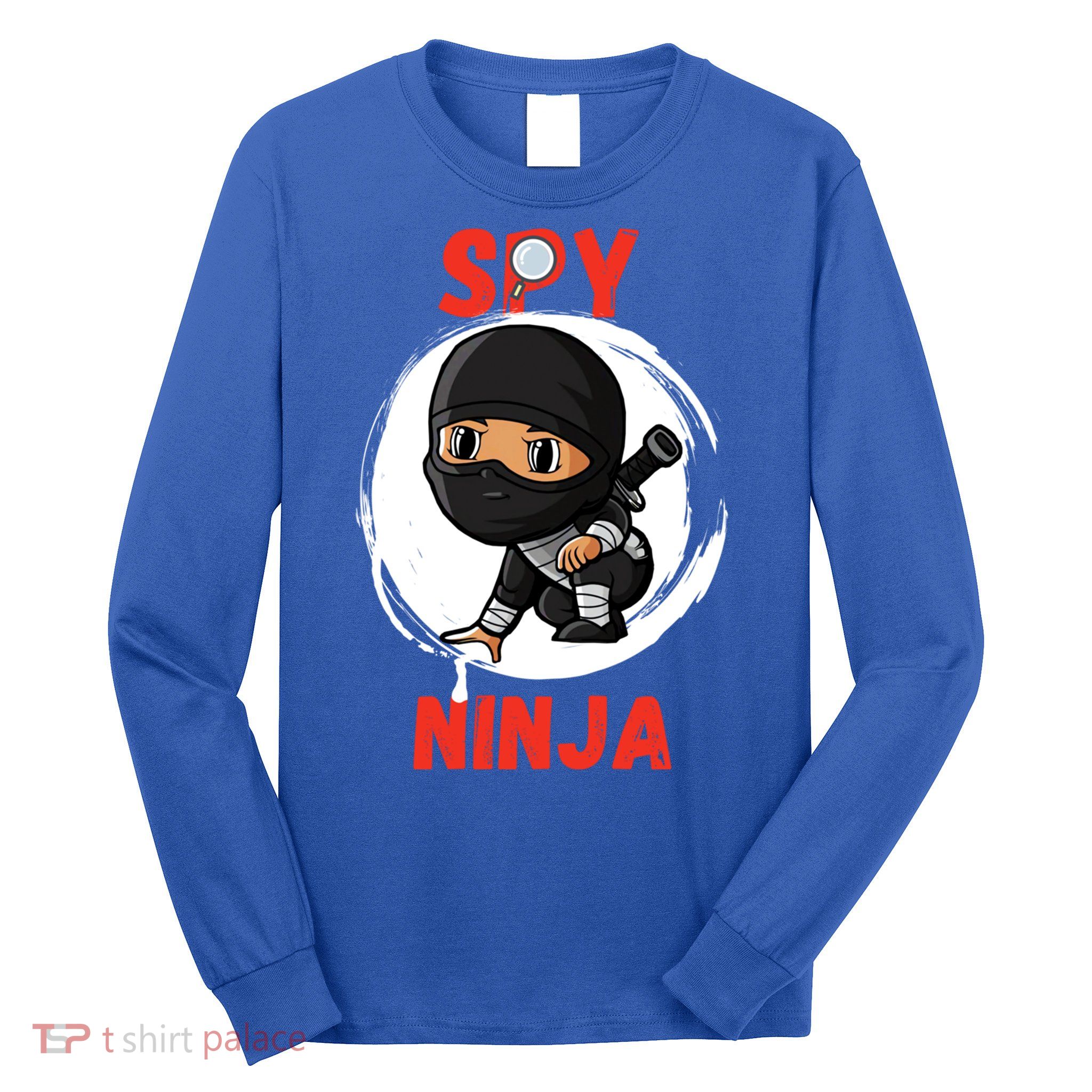 Cool Spy Gaming Ninjas Gamer Boy Girl Kids Spy Ninja Gift Long Sleeve Shirt