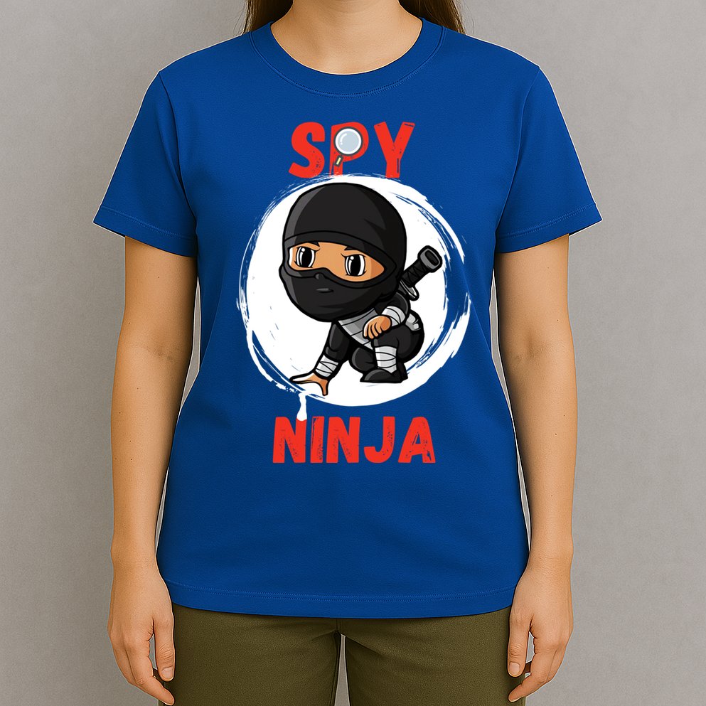 Cool Spy Gaming Ninjas Gamer Boy Girl Kids Spy Ninja Gift T-Shirt