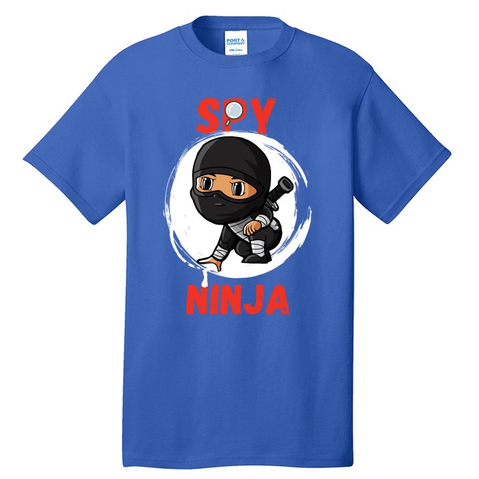 Cool Spy Gaming Ninjas Gamer Boy Girl Kids Spy Ninja Gift Tall T-Shirt