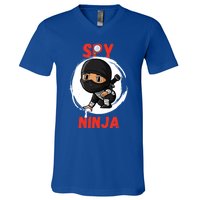 Cool Spy Gaming Ninjas Gamer Boy Girl Kids Spy Ninja Gift V-Neck T-Shirt