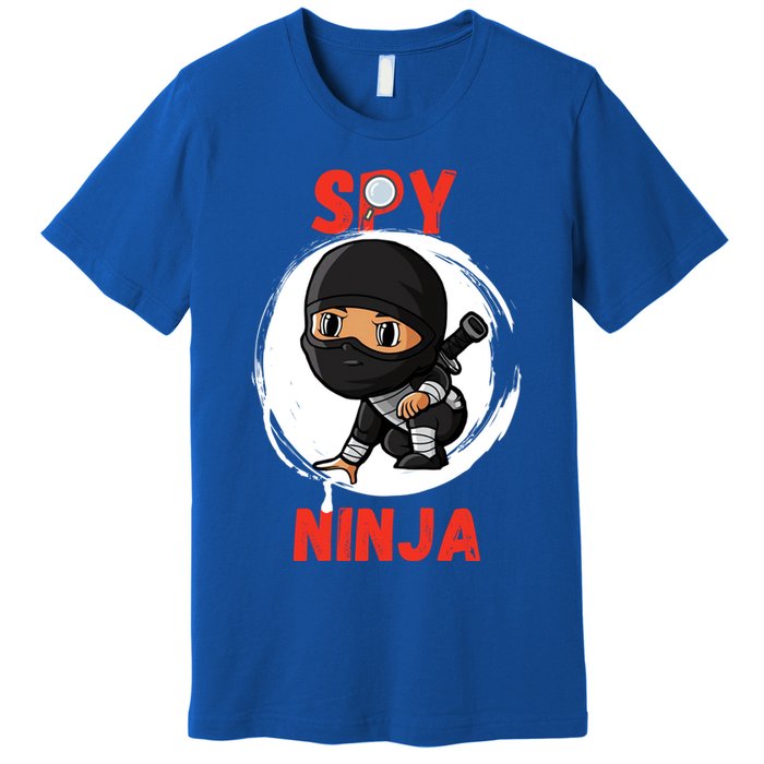 Cool Spy Gaming Ninjas Gamer Boy Girl Kids Spy Ninja Gift Premium T-Shirt