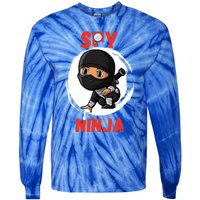 Cool Spy Gaming Ninjas Gamer Boy Girl Kids Spy Ninja Gift Tie-Dye Long Sleeve Shirt