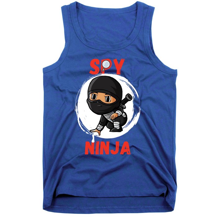 Cool Spy Gaming Ninjas Gamer Boy Girl Kids Spy Ninja Gift Tank Top