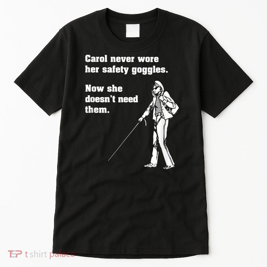 Carol Safety Goggles Funny Science Chemistry Tall T-Shirt