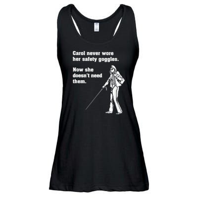 Carol Safety Goggles Funny Science Chemistry Ladies Essential Flowy Tank