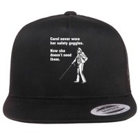 Carol Safety Goggles Funny Science Chemistry Flat Bill Trucker Hat