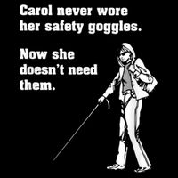 Carol Safety Goggles Funny Science Chemistry 16 in Basic Backpack