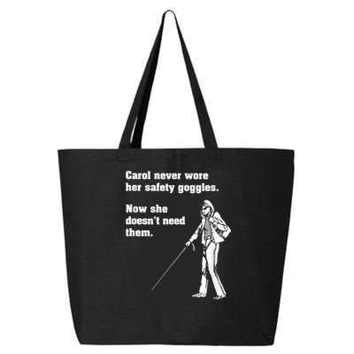 Carol Safety Goggles Funny Science Chemistry 25L Jumbo Tote