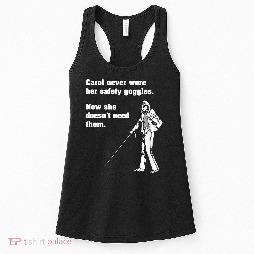 Carol Safety Goggles Funny Science Chemistry Womens Tank Top