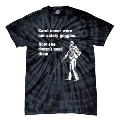 Carol Safety Goggles Funny Science Chemistry Tie-Dye T-Shirt