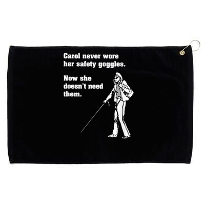 Carol Safety Goggles Funny Science Chemistry Grommeted Golf Towel