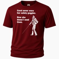 Carol Safety Goggles Funny Science Chemistry Cooling Performance Crew T-Shirt