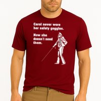 Carol Safety Goggles Funny Science Chemistry Cooling Performance Crew T-Shirt