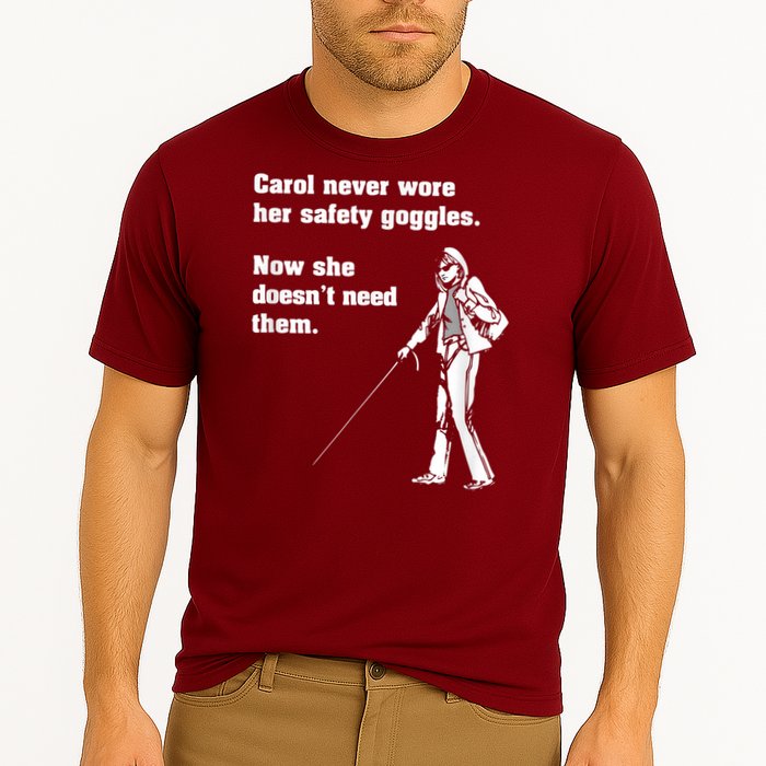 Carol Safety Goggles Funny Science Chemistry Cooling Performance Crew T-Shirt
