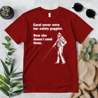 Carol Safety Goggles Funny Science Chemistry Premium T-Shirt