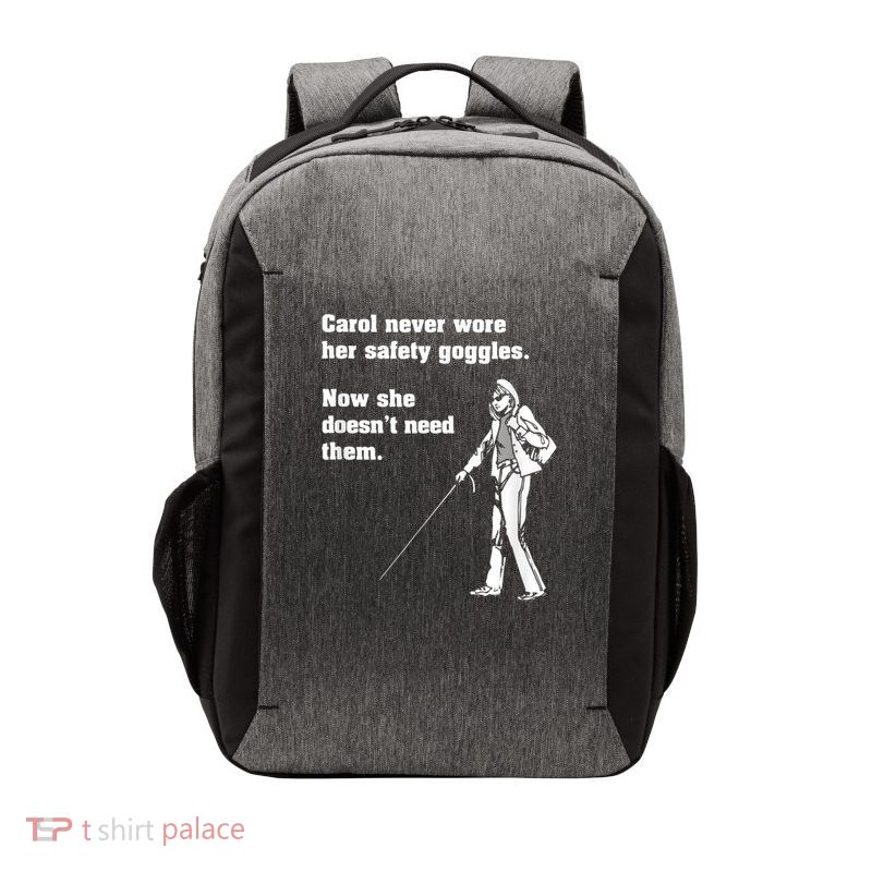 Carol Safety Goggles Funny Science Chemistry Vector Backpack