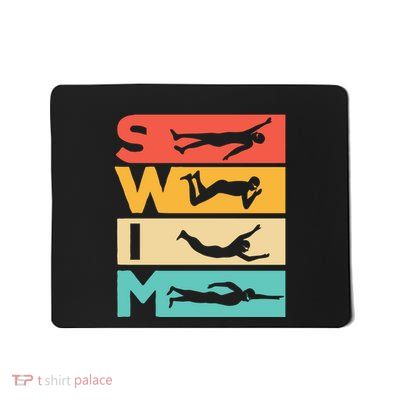 Cute Swimming Gift For Swimmers Mousepad
