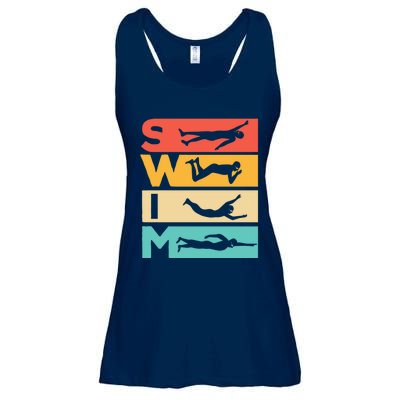 Cute Swimming Gift For Swimmers Ladies Essential Flowy Tank