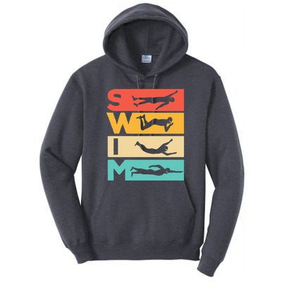 Cute Swimming Gift For Swimmers Tall Hoodie