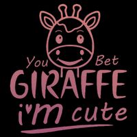 Cute Sarcastic Giraffe Animal Lover You Bet Giraffe Bag