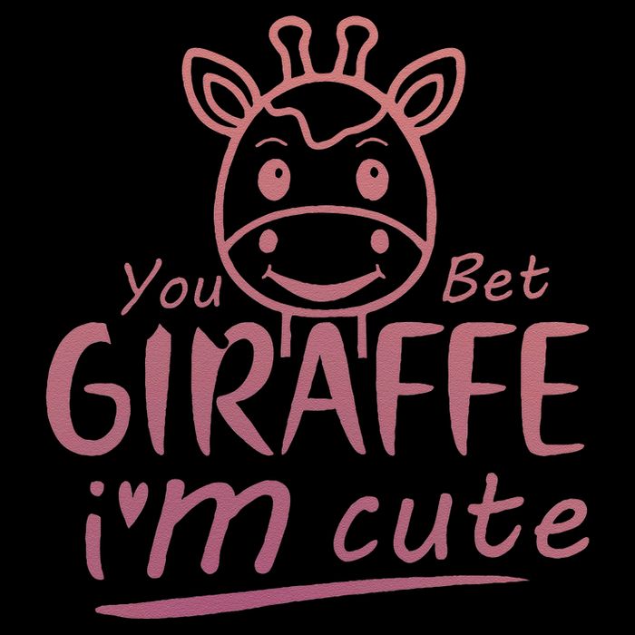 Cute Sarcastic Giraffe Animal Lover You Bet Giraffe Bag
