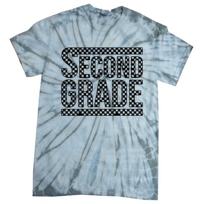 Checkered Second Grade Tie-Dye T-Shirt