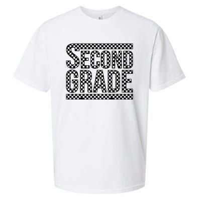 Checkered Second Grade Sueded Cloud Jersey T-Shirt