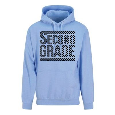 Checkered Second Grade Unisex Surf Hoodie