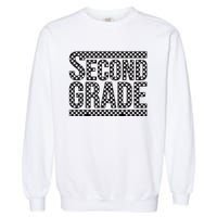 Checkered Second Grade Garment-Dyed Sweatshirt