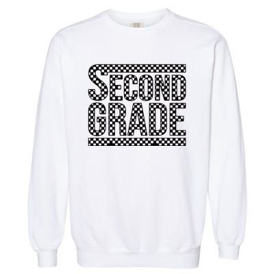 Checkered Second Grade Garment-Dyed Sweatshirt