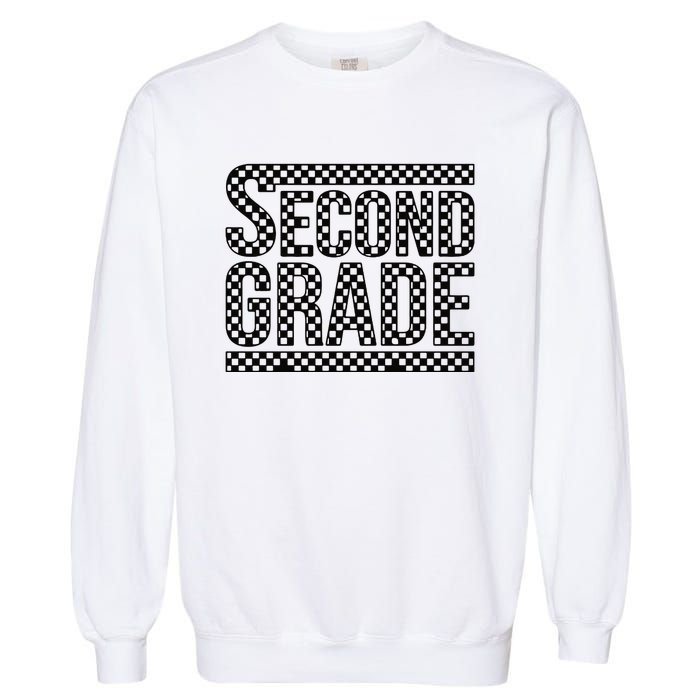 Checkered Second Grade Garment-Dyed Sweatshirt