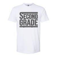 Checkered Second Grade Softstyle CVC T-Shirt