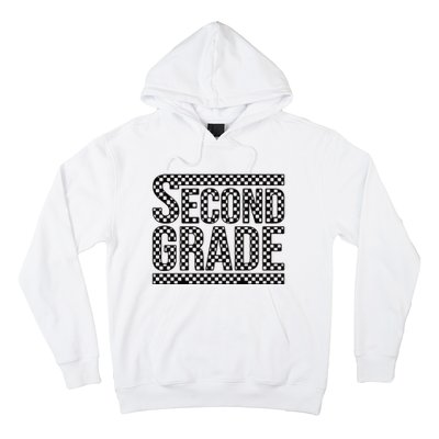 Checkered Second Grade Hoodie