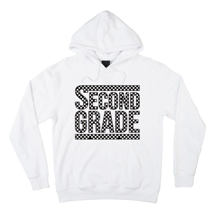 Checkered Second Grade Hoodie