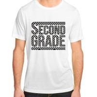 Checkered Second Grade Adult ChromaSoft Performance T-Shirt