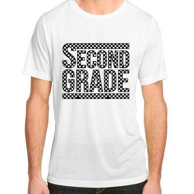 Checkered Second Grade Adult ChromaSoft Performance T-Shirt