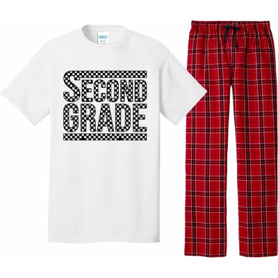 Checkered Second Grade Pajama Set