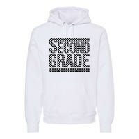 Checkered Second Grade Premium Hoodie